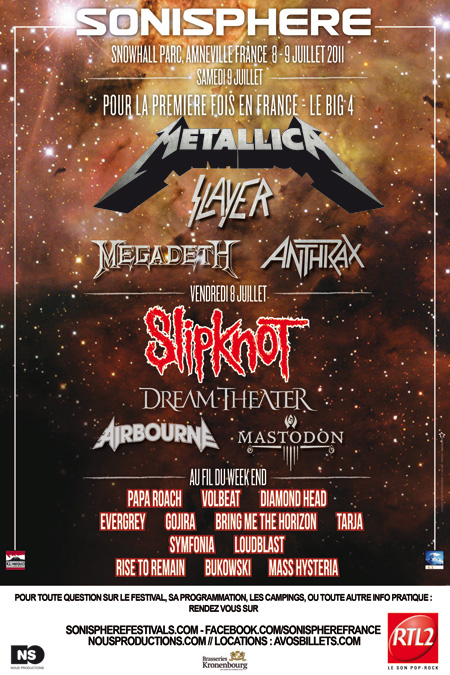Sonisphere Amneville / Big 4