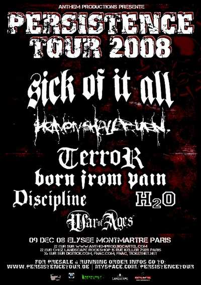 Persistence Tour 2008